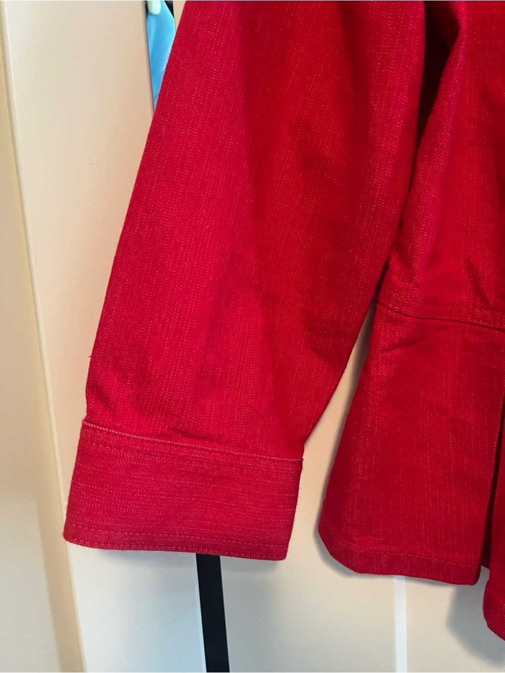 Ruby Red Jacket with Decorative Buttons - Picture 6 of 10